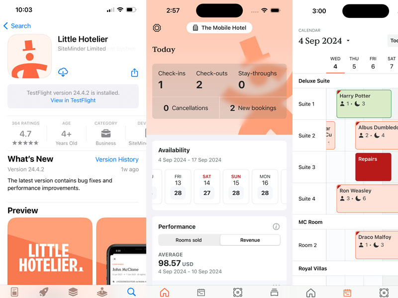 Little Hotelier iOS App